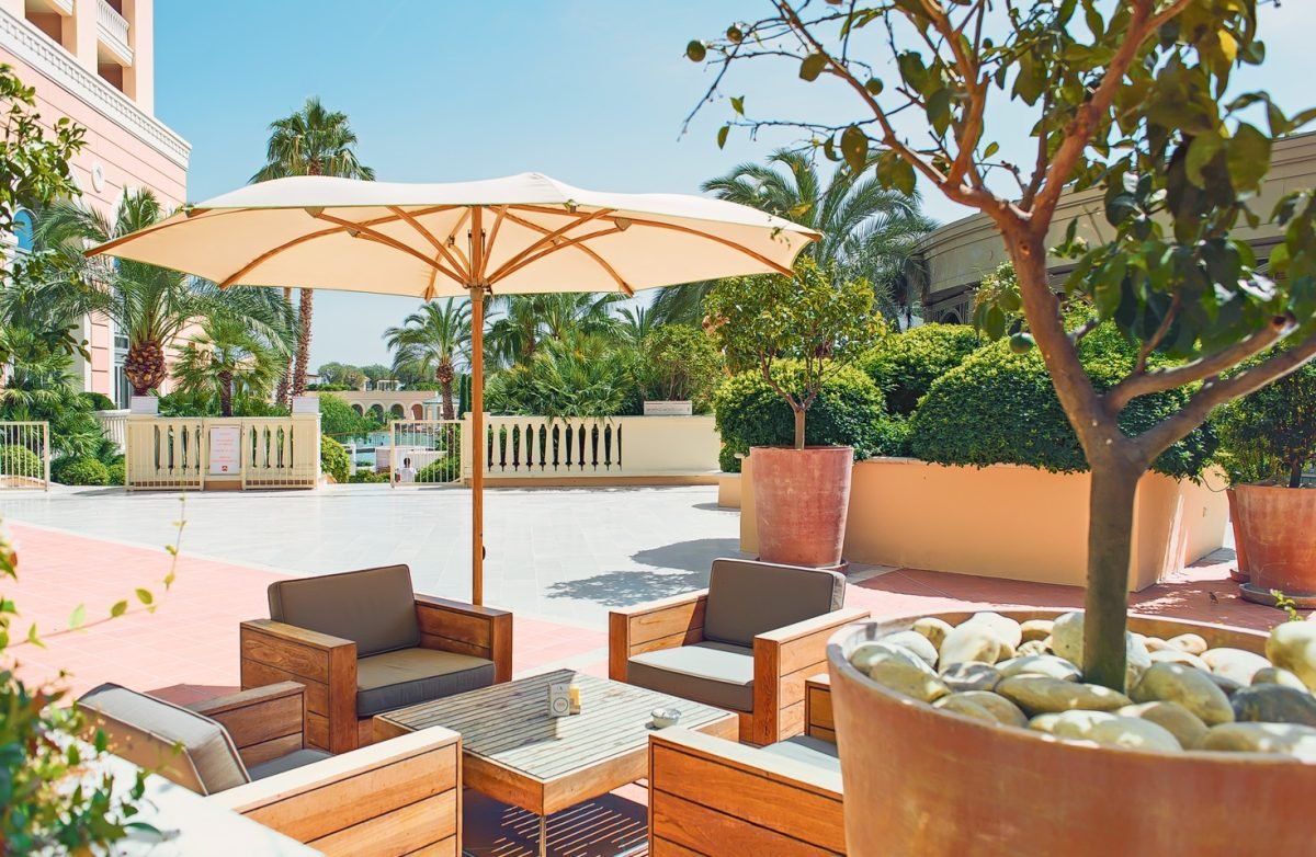 Hotel Pool Umbrellas